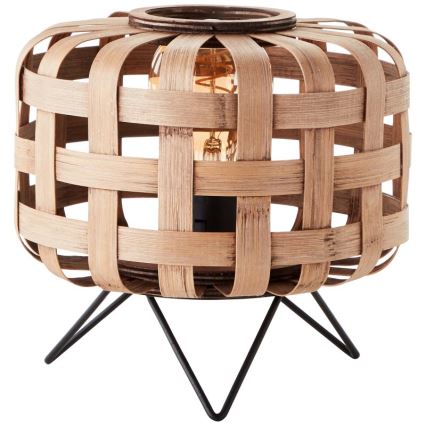 Brilliant - Candeeiro de mesa WOODLINE 1xE27/40W/230V bambu - FSC certificado