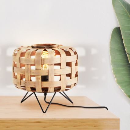 Brilliant - Candeeiro de mesa WOODLINE 1xE27/40W/230V bambu