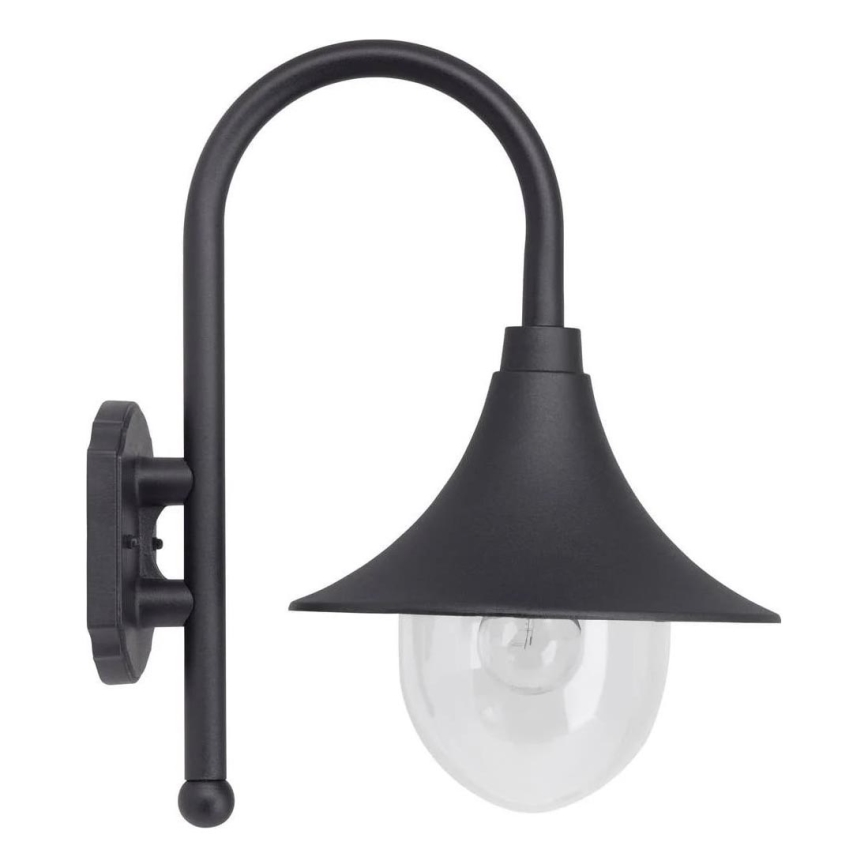 Brilliant - Candeeiro de parede exterior BERNA 1xE27/60W/230V IP44 preto