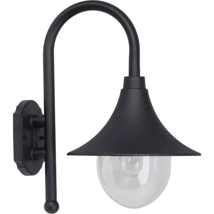 Brilliant - Candeeiro de parede exterior BERNA 1xE27/60W/230V IP44 preto
