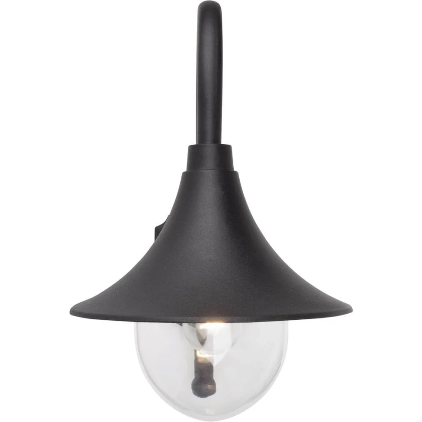 Brilliant - Candeeiro de parede exterior BERNA 1xE27/60W/230V IP44 preto