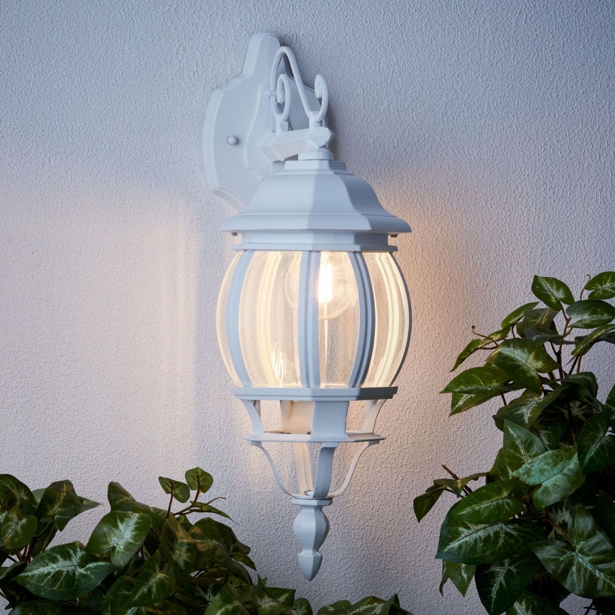 Brilliant - Candeeiro de parede exterior ISTRIA 1xE27/60W/230V IP23 branco
