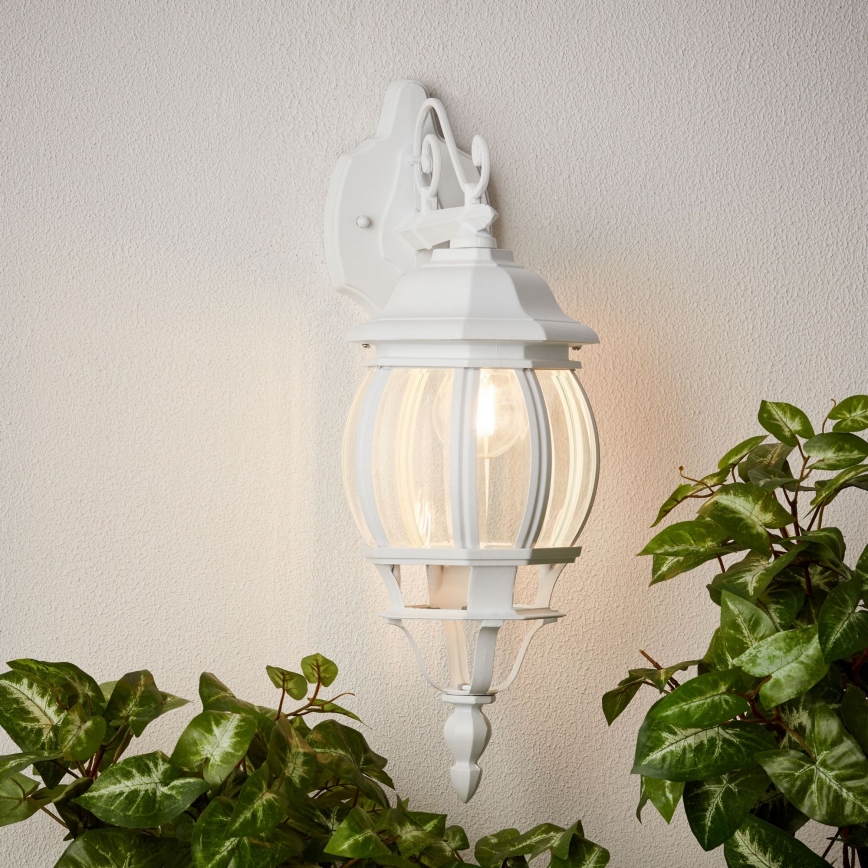 Brilliant - Candeeiro de parede exterior ISTRIA 1xE27/60W/230V IP23 branco