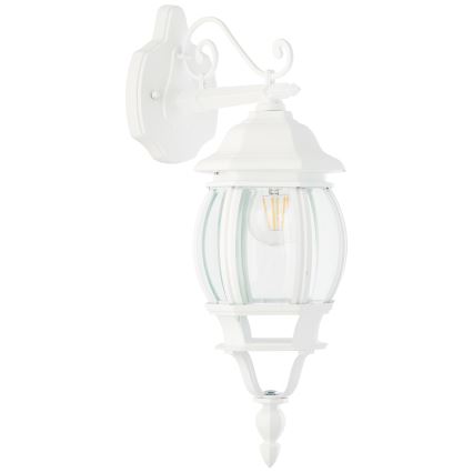 Brilliant - Candeeiro de parede exterior ISTRIA 1xE27/60W/230V IP23 branco