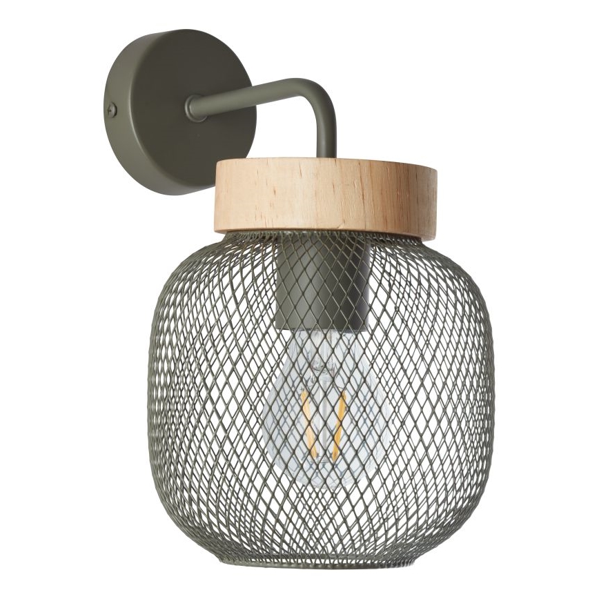 Brilliant - Candeeiro de parede GIADA 1xE27/40W/230V verde