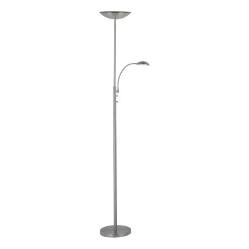 Brilliant - Candeeiro de pé LED dimável ROSANNA 2xLED/13W/230V cromo fosco