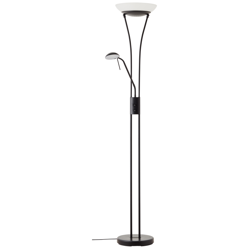 Brilliant - Candeeiro de pé LED regulável FINN 2xLED/13W/230V preto
