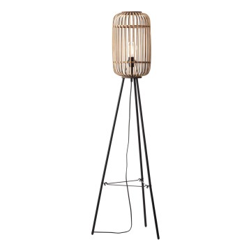 Brilliant - Candeeiro de pé WOODROW 1xE27/60W/230V bambu