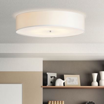 Brilliant - Candeeiro de tecto ANDRIA 6xE27/46W/230V Ø 70 cm creme