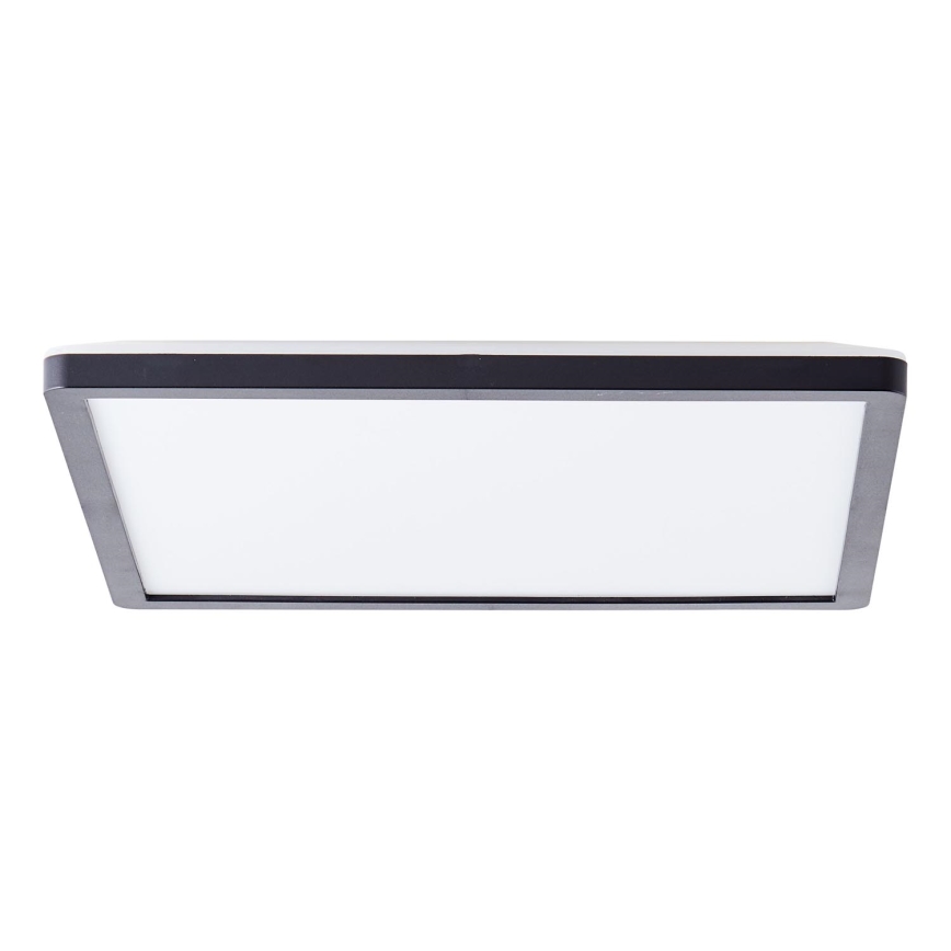 Brilliant - Candeeiro de tecto LED MILTON LED/18W/230V 29,3x29,3 cm preto