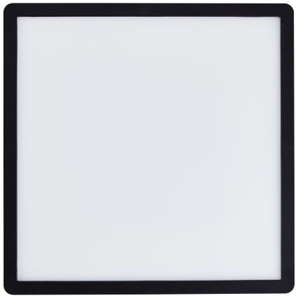 Brilliant - Candeeiro de tecto LED MILTON LED/18W/230V 29,3x29,3 cm preto