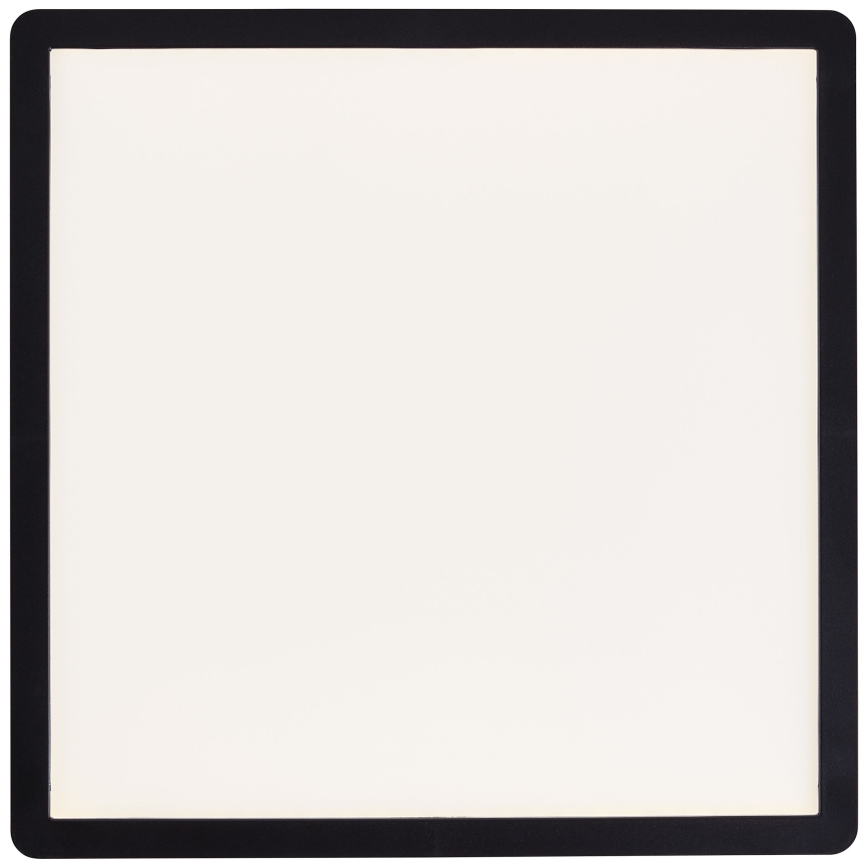 Brilliant - Candeeiro de tecto LED MILTON LED/18W/230V 29,3x29,3 cm preto