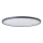 Brilliant - Candeeiro de tecto LED regulável para casa de banho BRENNAN LED/35W/230V Ø 54 cm IP44 preto