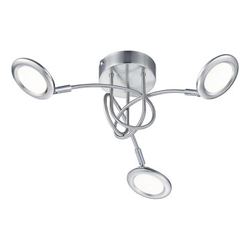 Brilliant - Candeeiro de tecto LED sobreposto SESSION 3xLED/3,1W/230V 3000/4000/6500K cromado mate