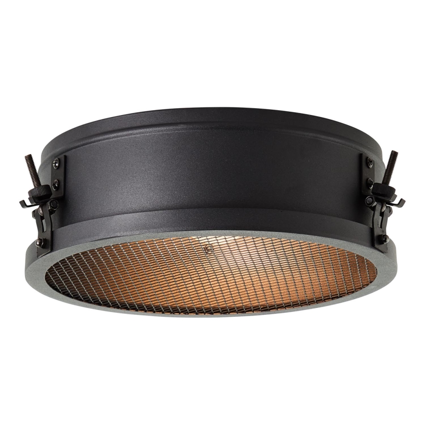 Brilliant - Candeeiro de tecto ZOIS 1xE27/60W/230V Ø 30 cm preto