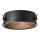 Brilliant - Candeeiro de tecto ZOIS 1xE27/60W/230V Ø 30 cm preto
