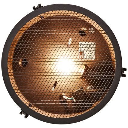 Brilliant - Candeeiro de tecto ZOIS 1xE27/60W/230V Ø 30 cm preto