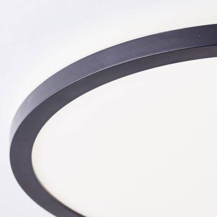 Brilliant - Candeeiro de teto LED MILTON LED/18W/230V Ø 29,3 cm preto