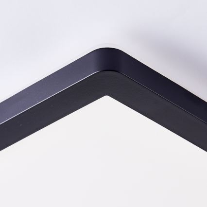 Brilliant - Candeeiro de teto LED MILTON LED/24W/230V 42x42 cm preto