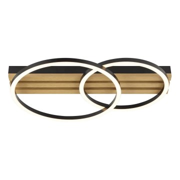 Brilliant - Candeeiro de teto LED regulável CALMA LED/21W/230V, preto
