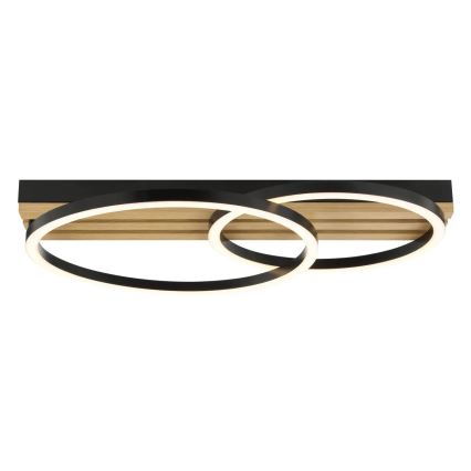 Brilliant - Candeeiro de teto LED regulável CALMA LED/21W/230V, preto
