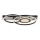 Brilliant - Candeeiro de teto LED regulável MAUREEN LED/27W/230V preto