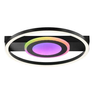 Brilliant - Candeeiro de teto LED RGBW dimerizável MAUREEN LED/20W/230V 3000-6500K preto + comando remoto