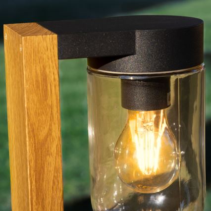 Brilliant - Candeeiro exterior CABAR 1xE27/40W/230V 55 cm IP44 castanho
