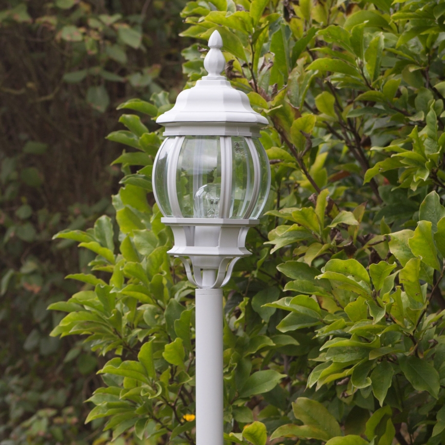Brilliant - Candeeiro exterior ISTRIA 1xE27/60W/230V 112 cm IP23 branco