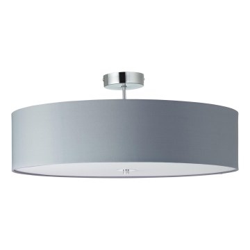 Brilliant - Candeeiro integrado ANDRIA 3xE27/60W/230V diâmetro 60 cm cinzento