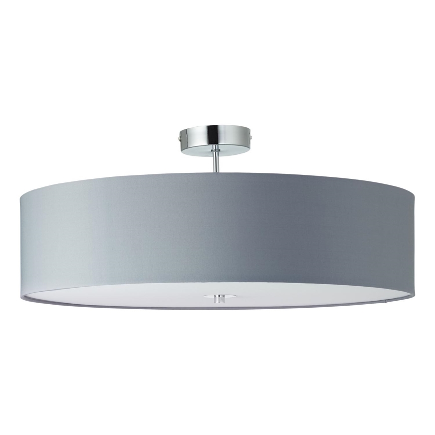 Brilliant - Candeeiro integrado ANDRIA 3xE27/60W/230V diâmetro 60 cm cinzento