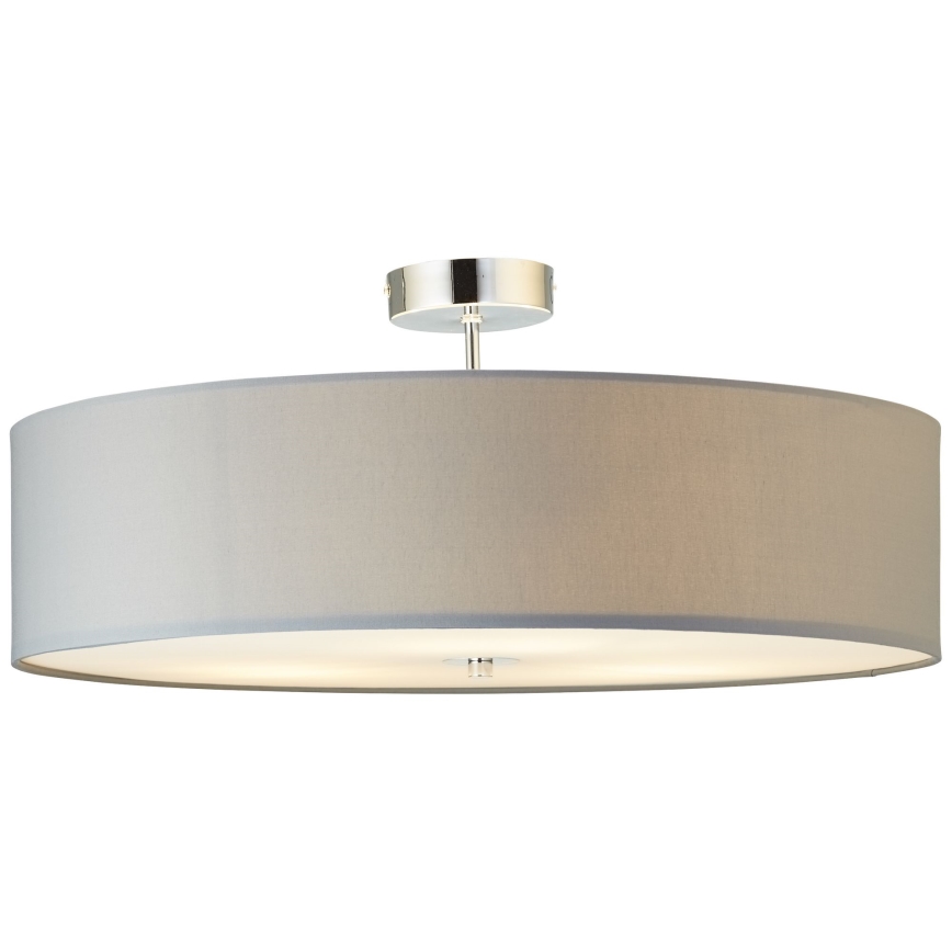 Brilliant - Candeeiro integrado ANDRIA 3xE27/60W/230V diâmetro 60 cm cinzento