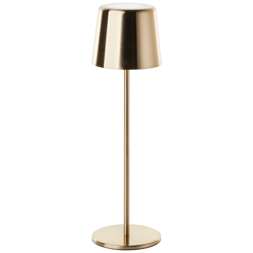 Brilliant - Candeeiro LED tátil para exterior com regulação XAANA LED/4W/5V 3000/4000/6500K 2600 mAh IP44 dourado