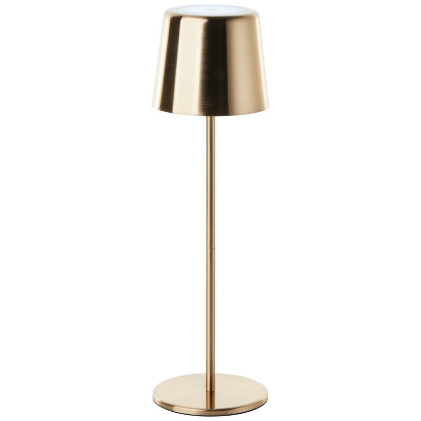 Brilliant - Candeeiro LED tátil para exterior com regulação XAANA LED/4W/5V 3000/4000/6500K 2600 mAh IP44 dourado