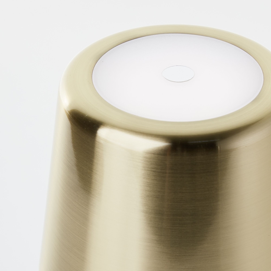 Brilliant - Candeeiro LED tátil para exterior com regulação XAANA LED/4W/5V 3000/4000/6500K 2600 mAh IP44 dourado
