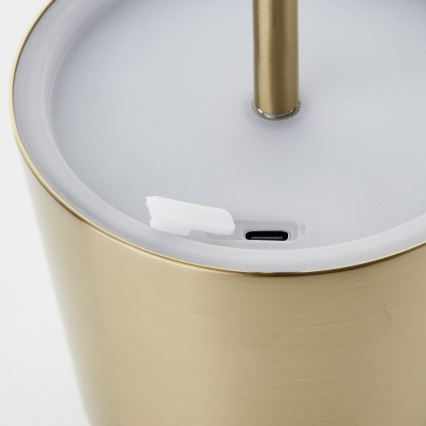 Brilliant - Candeeiro LED tátil para exterior com regulação XAANA LED/4W/5V 3000/4000/6500K 2600 mAh IP44 dourado