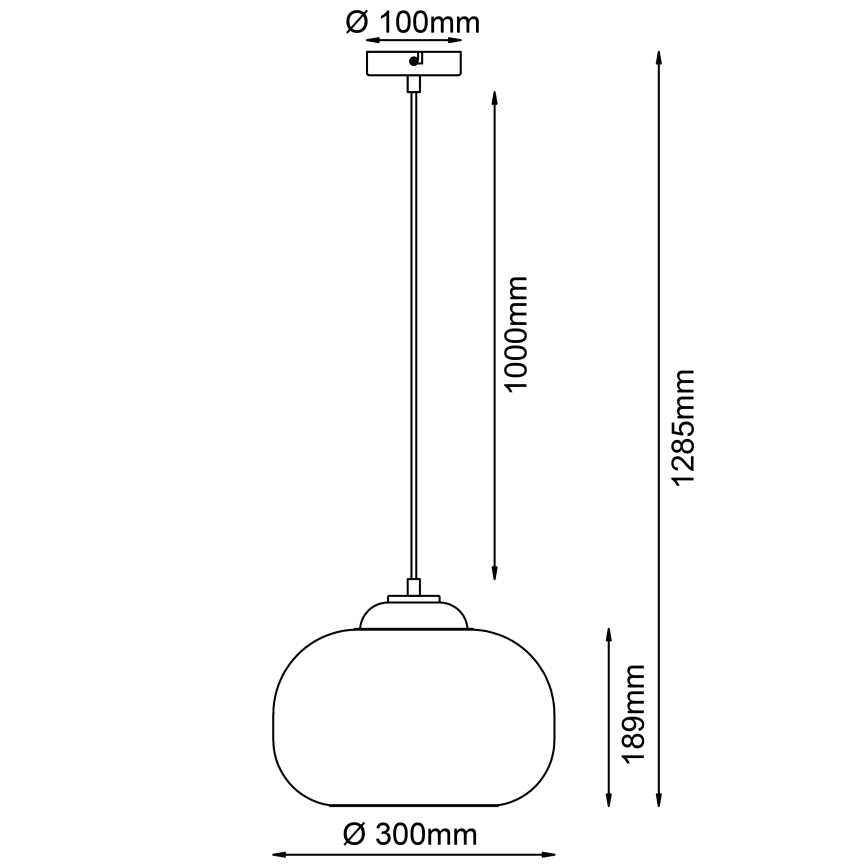 Brilliant - Candeeiro pendente em cabo BLOP 1xE27/60W/230V verde