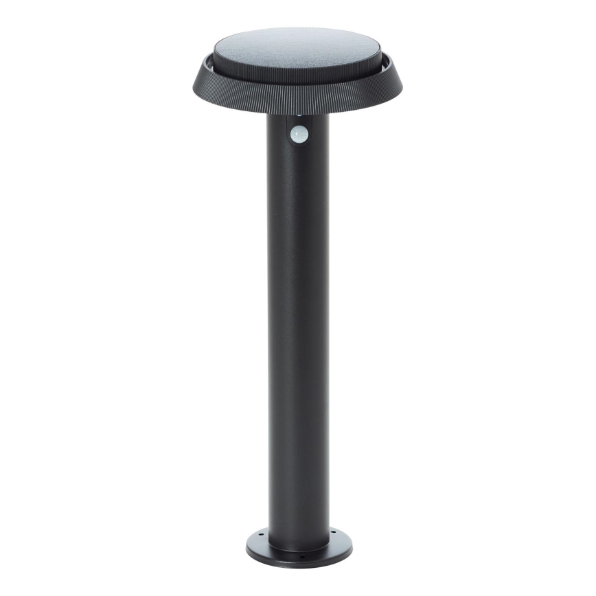 Brilliant - Candeeiro solar LED com sensor ALVERO LED/4W/3,7V 50 cm IP44 preto