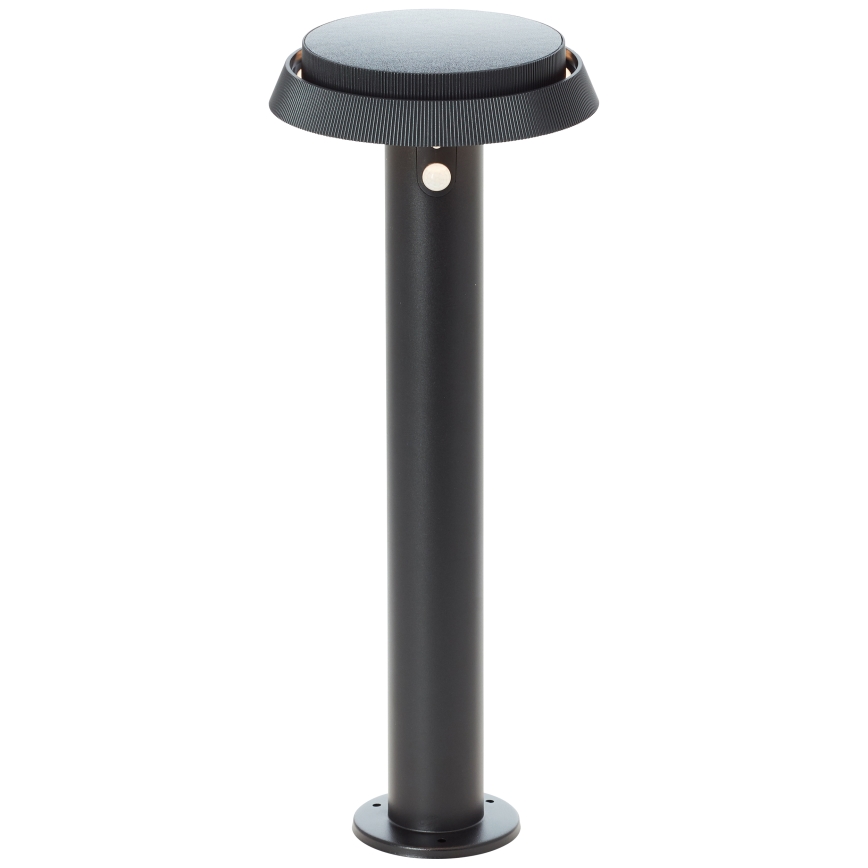 Brilliant - Candeeiro solar LED com sensor ALVERO LED/4W/3,7V 50 cm IP44 preto
