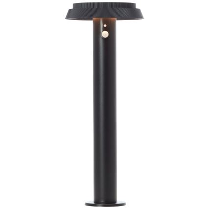 Brilliant - Candeeiro solar LED com sensor ALVERO LED/4W/3,7V 50 cm IP44 preto
