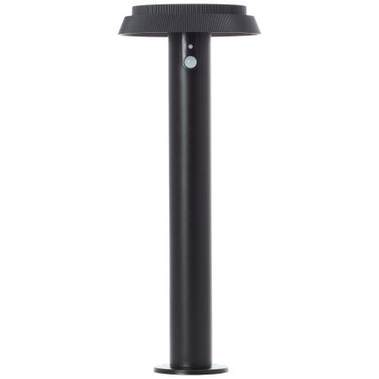 Brilliant - Candeeiro solar LED com sensor ALVERO LED/4W/3,7V 50 cm IP44 preto