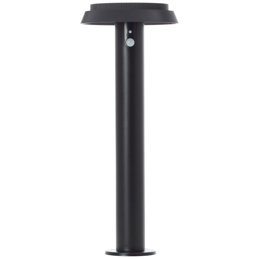 Brilliant - Candeeiro solar LED com sensor ALVERO LED/4W/3,7V 50 cm IP44 preto