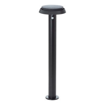 Brilliant - Candeeiro solar LED com sensor ALVERO LED/4W/3,7V 70 cm IP44 preto