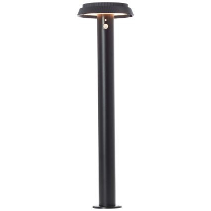 Brilliant - Candeeiro solar LED com sensor ALVERO LED/4W/3,7V 70 cm IP44 preto
