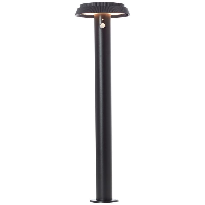 Brilliant - Candeeiro solar LED com sensor ALVERO LED/4W/3,7V 70 cm IP44 preto
