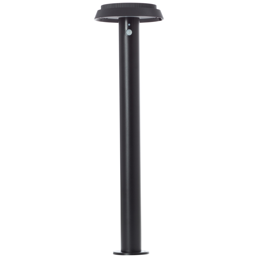 Brilliant - Candeeiro solar LED com sensor ALVERO LED/4W/3,7V 70 cm IP44 preto