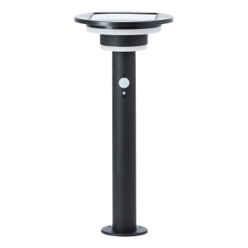 Brilliant - Candeeiro solar LED com sensor GARVINA LED/3W/3,7V 45 cm IP44 preto
