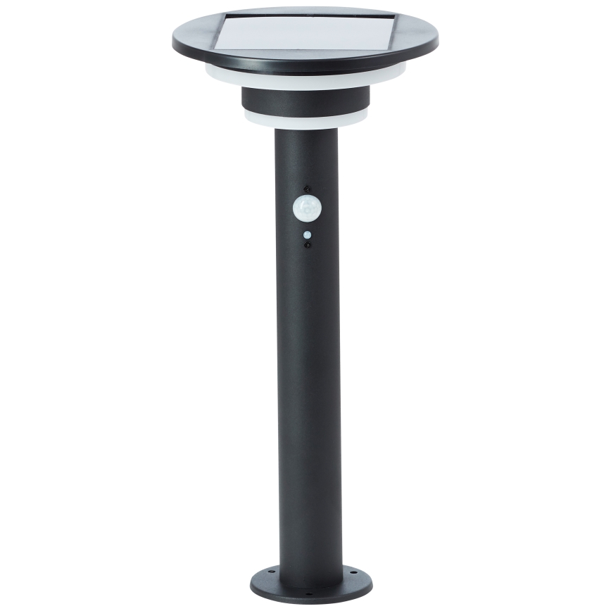 Brilliant - Candeeiro solar LED com sensor GARVINA LED/3W/3,7V 45 cm IP44 preto