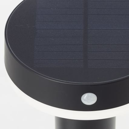 Brilliant - Candeeiro solar LED com sensor MAGUA LED/4W/3,7V 50,2 cm IP44 preto