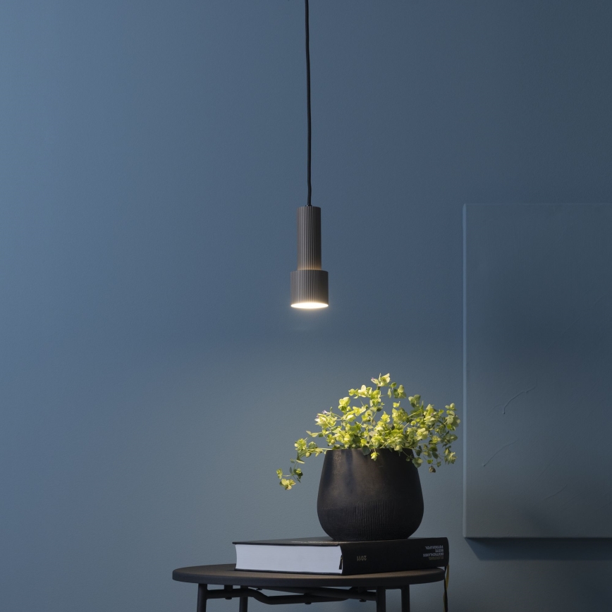Brilliant - Candeeiro suspenso CADIZ 1xGU10/10W/230V diâmetro 12,5 cm bronze